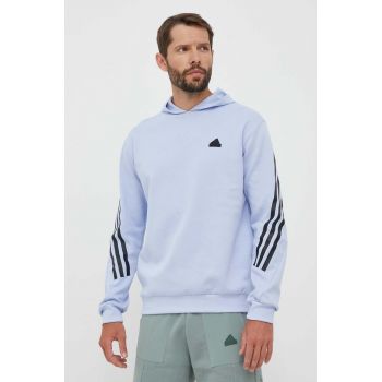 adidas bluza barbati, cu glugă, cu imprimeu