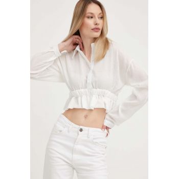 Answear Lab camasa femei, culoarea alb de firma originala