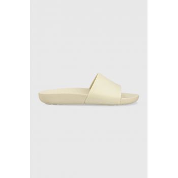 Crocs papuci Splash Slide femei, culoarea bej 208361 ieftini