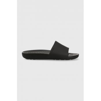 Crocs papuci Splash Slide femei, culoarea negru 208547