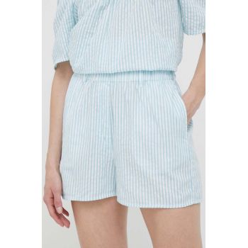 United Colors of Benetton pantaloni scurti din bumbac modelator, high waist