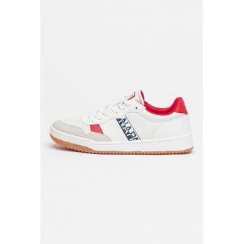 Pantofi sport de piele ecologica si material textil Courtis