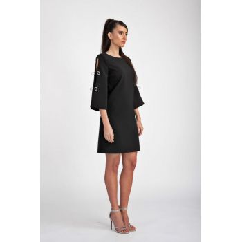 Rochie eleganta LaDonna neagra ieftina