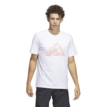 Tricou cu logo pentru baschet Pass Rock