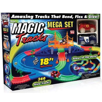 Pista luminoasa flexibila + masinuta MagicTracks - 360 piese