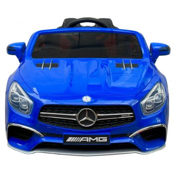 Masinuta electrica cu telecomanda Mercedes SL 65 AMG albastru de firma originala
