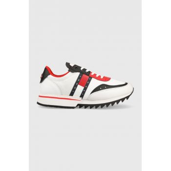 Tommy Jeans sneakers CLEATED culoarea negru, EM0EM01168