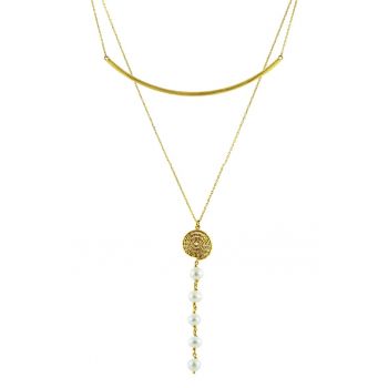 Colier din argint 925 placat cu aur de 14K