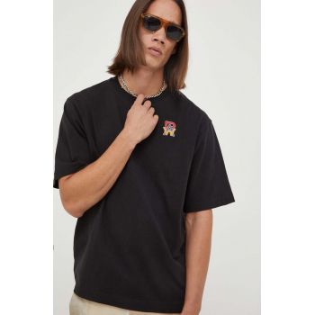 G-Star Raw tricou din bumbac culoarea negru, cu imprimeu