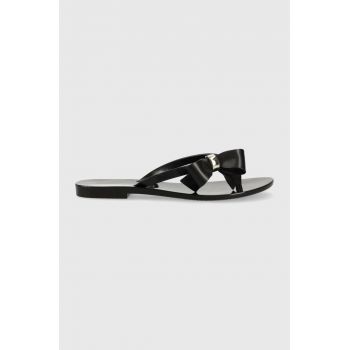 Melissa slapi HARMONIC SWEET III AD femei, culoarea negru, cu toc plat, M.33272.51483