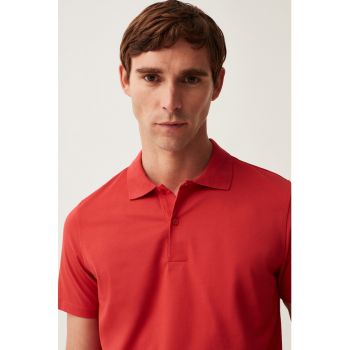 Tricou polo cu model uni