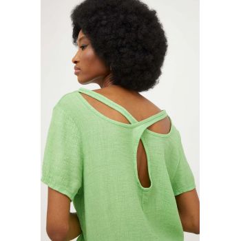 Answear Lab tricou femei, culoarea verde