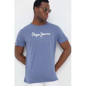 Pepe Jeans tricou din bumbac Eggo cu imprimeu