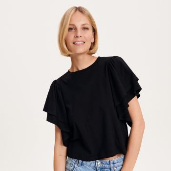 Reserved - Ladies` blouse - Negru