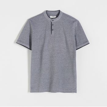 Reserved - Men`s polo - Bleumarin