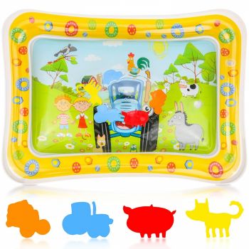 Saltea cu apa pentru bebelusi 70 x 50 cm - Ferma animalelor
