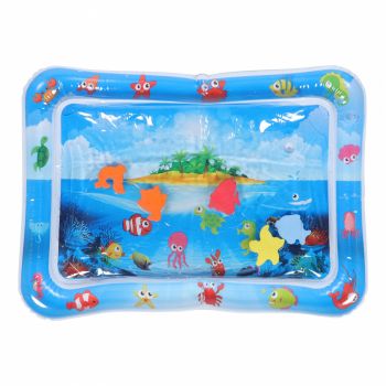 Saltea cu apa pentru bebelusi 70 x 50 cm - Insula de corali cu pestisori si testoase