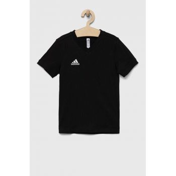 adidas Performance tricou de bumbac pentru copii ENT22 TEE Y culoarea negru, cu imprimeu