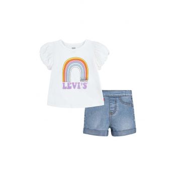 Levi's compleu bebe culoarea alb ieftin