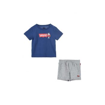 Levi's compleu bebe culoarea albastru marin ieftin