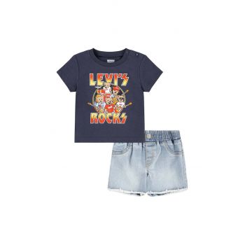 Levi's compleu bebe culoarea negru