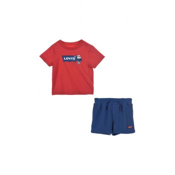 Levi's compleu bebe culoarea rosu ieftin