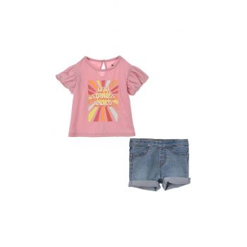 Levi's compleu bebe culoarea roz