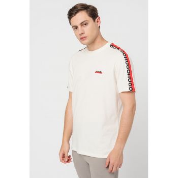 Tricou cu banda logo Delepaio