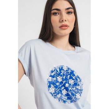 Tricou cu imprimeu floral