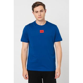 Tricou de bumbac cu aplicatie logo Diragolino