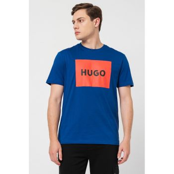 Tricou regular fit cu aplicatie logo Dulive