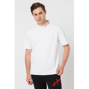 Tricou relaxed fit cu logo Demming