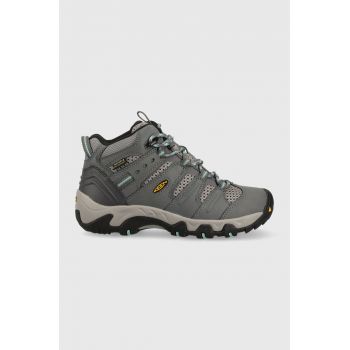 Keen pantofi Koven Mid WP femei, culoarea gri ieftina