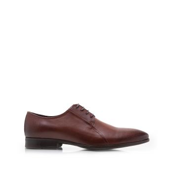 Pantofi eleganți bărbați din piele naturală, Leofex - 743* Red Wood Box de firma original
