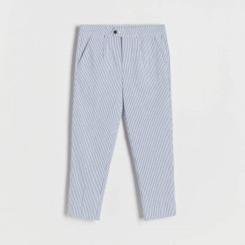 Reserved - Pantaloni regular, eleganți - Albastru