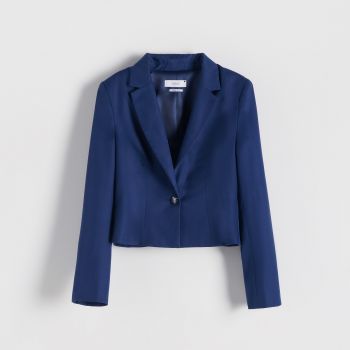 Reserved - Rochie din Lyocell Tencel™ - Bleumarin