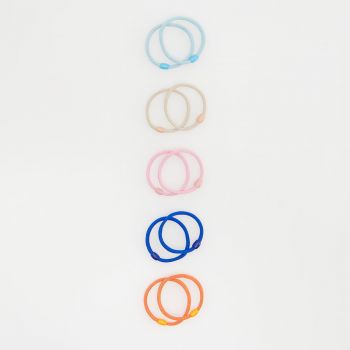 Reserved - Set de 10 de elastice de păr - Multicolor