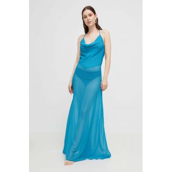 Trussardi rochie maxi, evazati ieftina