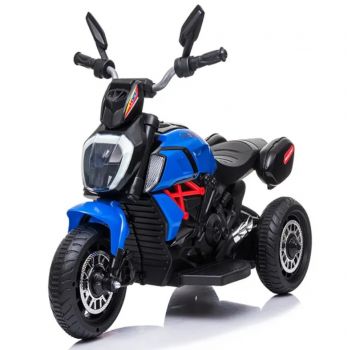 Motocicleta electrica cu lumini Nichiduta Kids Racing Blue de firma originala