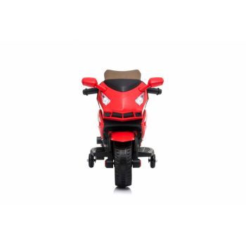 Motocicleta electrica cu roti ajutatoare Nichiduta Super Racing Red de firma originala