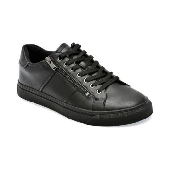 Pantofi ALDO negri, BOWSPRIT001, din piele ecologica