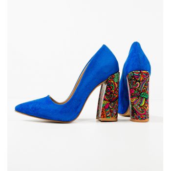 Pantofi dama Monina Albastre ieftini