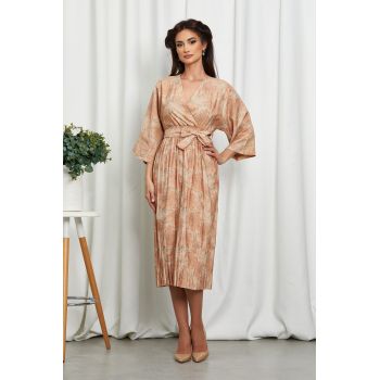 Rochie Nyrra Orange Floral ieftina