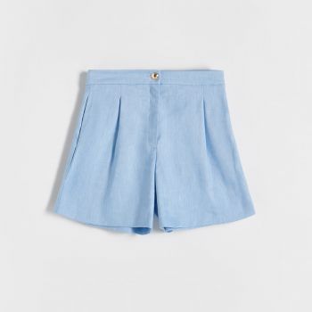 Reserved - Ladies` shorts - Albastru