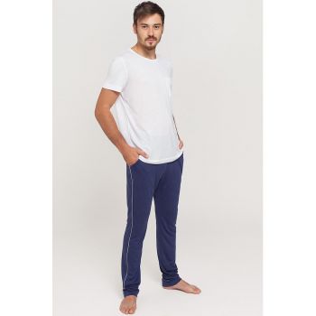 Pantaloni de pijama cu snur in talie Breeze