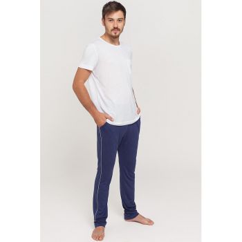 Pantaloni de pijama din amestec de lyocell cu snur de ajustare in talie Breeze ieftine