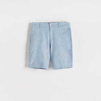 Reserved - Pantaloni scurți chino slim - Albastru