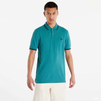 FRED PERRY Twin Tipped Fred Perry Shirt Deep Mint