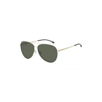 Ochelari de soare aviator cu rama metalica