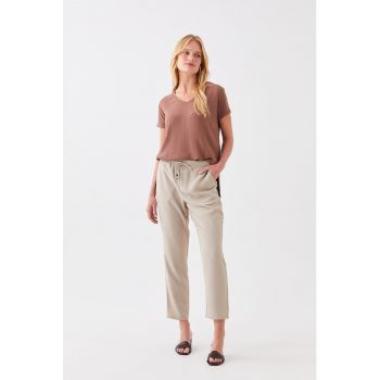 Pantaloni jogger crop